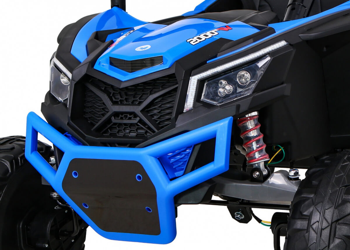Masinuta electrica pentru copii Buggy UTV-MX cu 2 locuri 4x4 24 Volti (613) Albastru - imagine 7