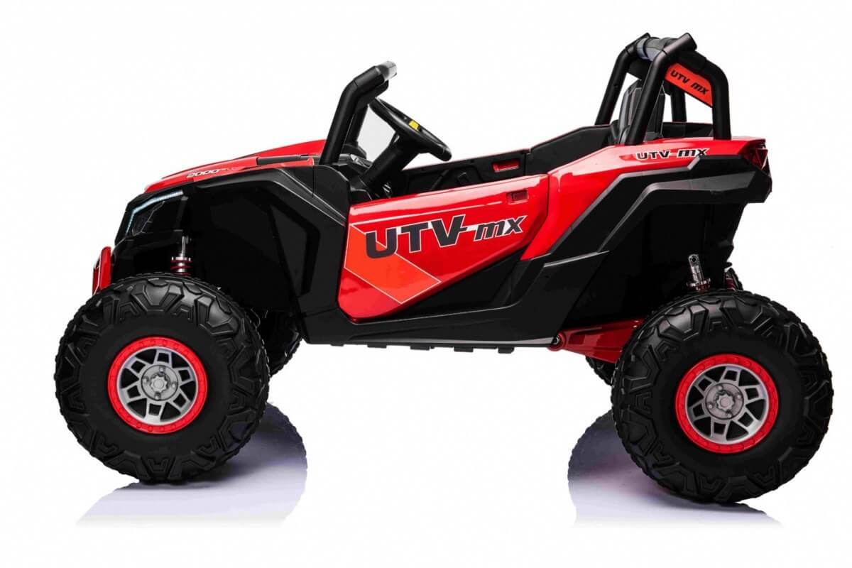 Masinuta electrica pentru copii Buggy UTV-MX cu 2 locuri 4x4 24 Volti (613) Rosu - imagine 6
