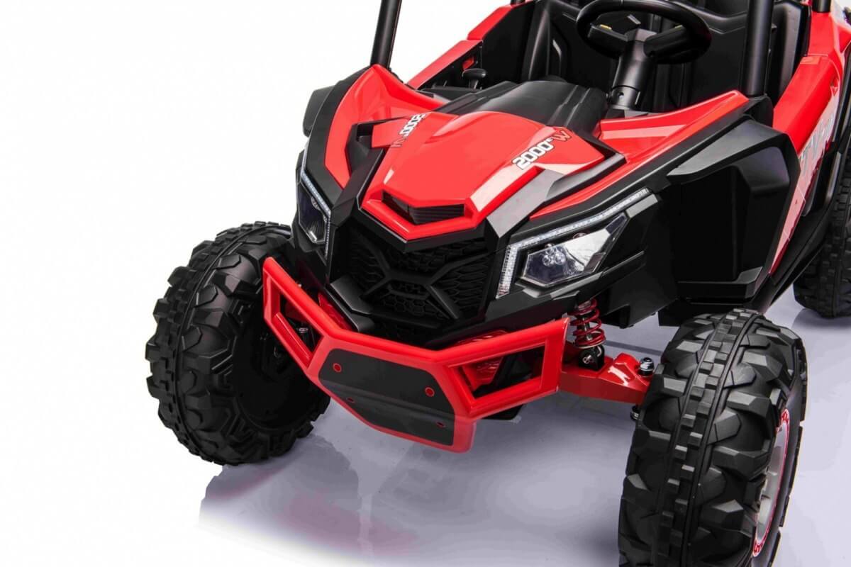 Masinuta electrica pentru copii Buggy UTV-MX cu 2 locuri 4x4 24 Volti (613) Rosu - imagine 7