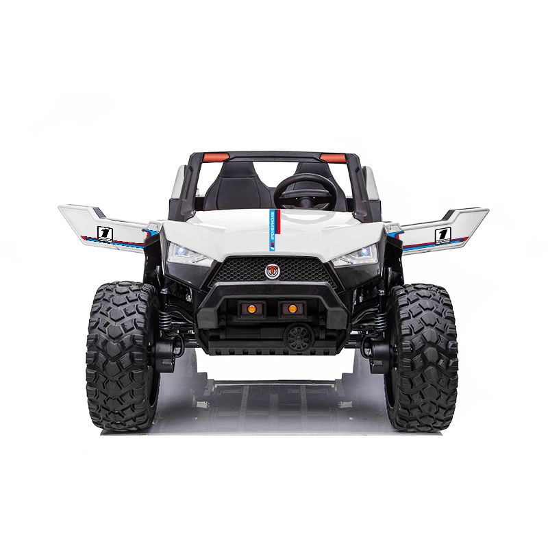 UTV electric pentru 2 copii Buggy XXL FAST EDITION cu viteza maxima 15km/h 500W 24V 4x4 (sx1928-fast) Alb - imagine 4