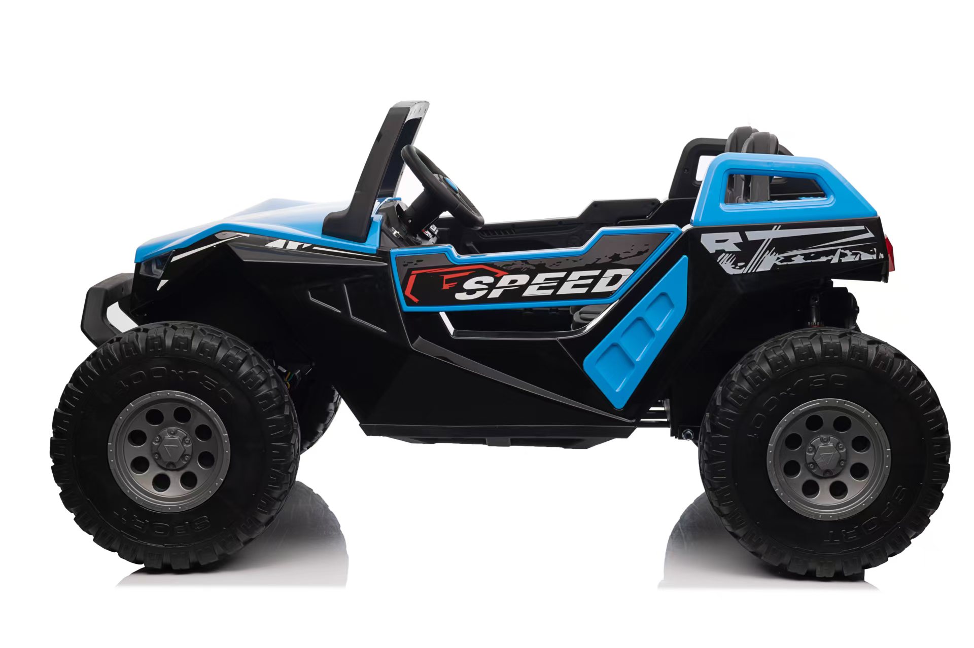 Masinuta electrica pentru copii Buggy XXL 400W cu 2 locuri 24V 4x4 (SX1928) Albastru - imagine 8