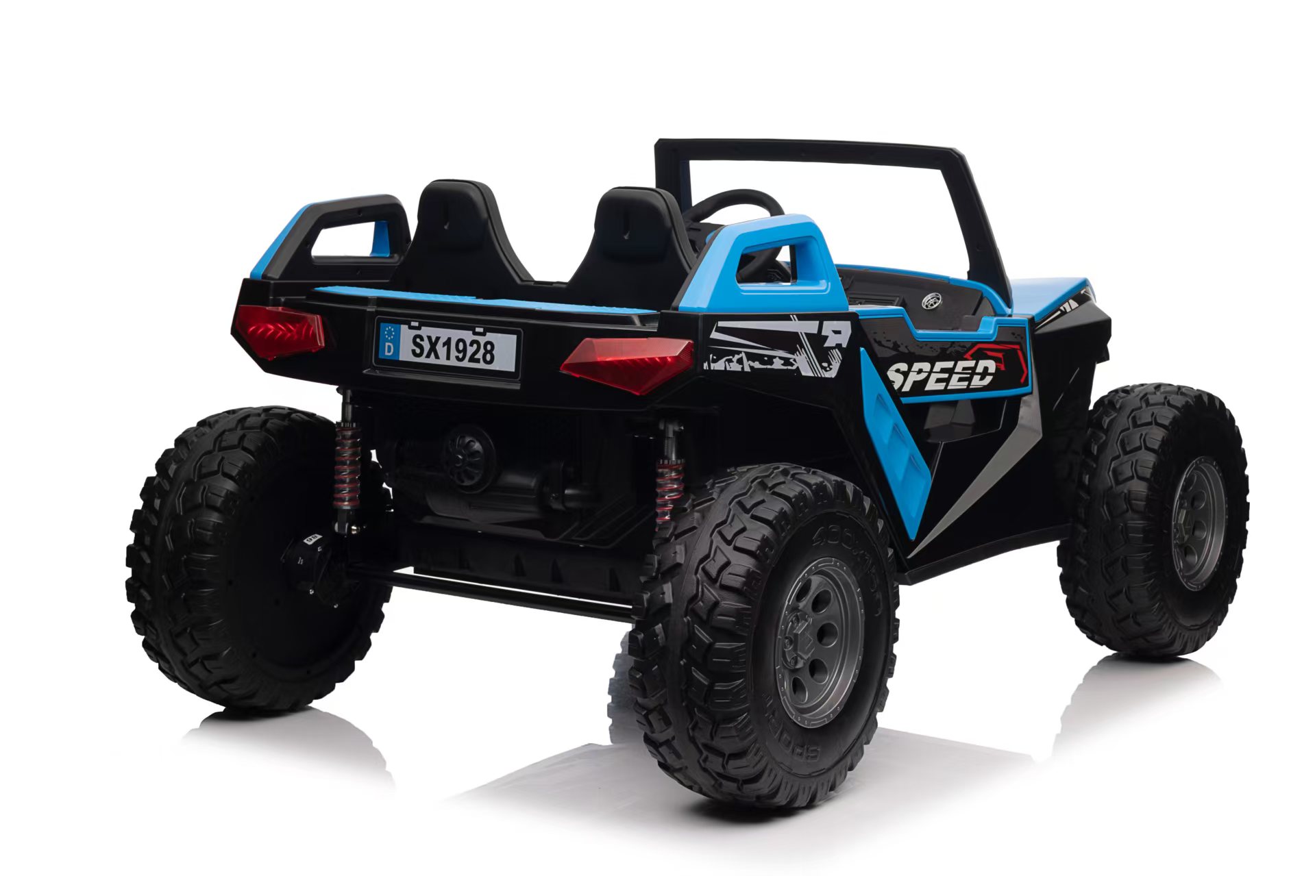 Masinuta electrica pentru copii Buggy XXL 400W cu 2 locuri 24V 4x4 (SX1928) Albastru - imagine 3