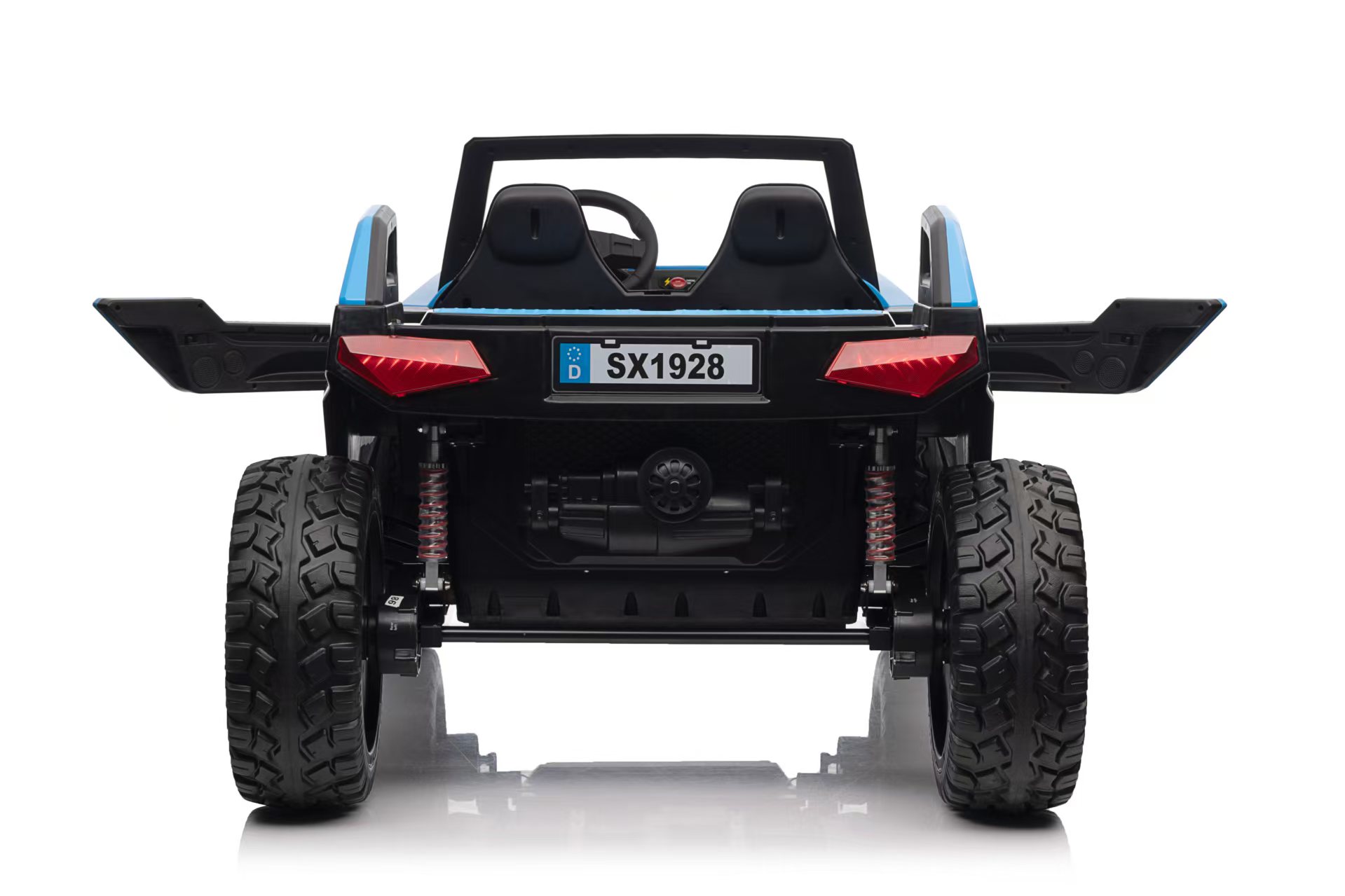 Masinuta electrica pentru copii Buggy XXL 400W cu 2 locuri 24V 4x4 (SX1928) Albastru - imagine 4