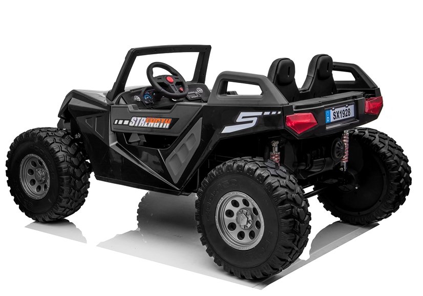 Masinuta electrica pentru copii Buggy XXL cu doua locuri, 24Volti, 4X4 (SX1928) Negru metalizat - imagine 3