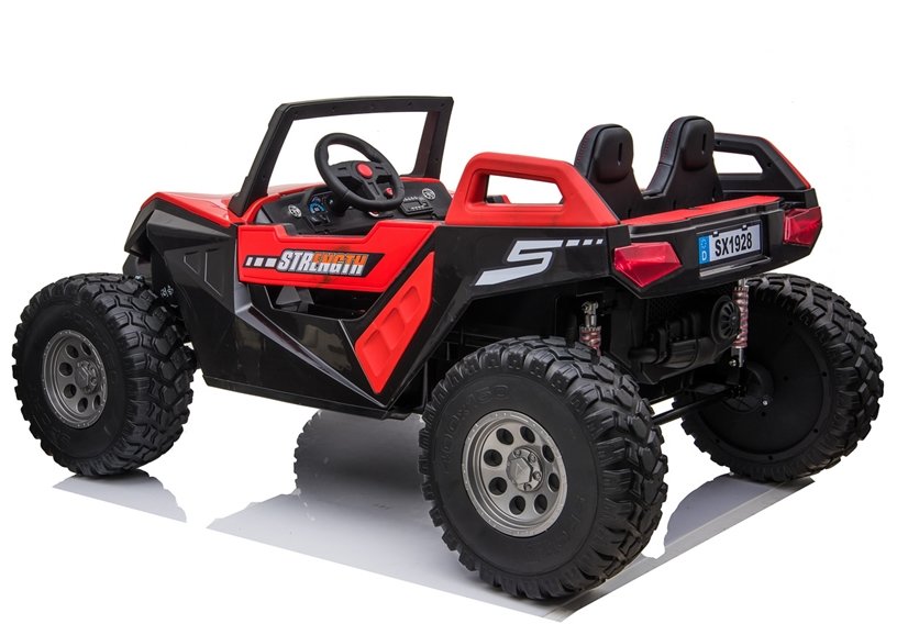 Masinuta electrica pentru copii Buggy XXL cu doua locuri, 24Volti, 4X4 (SX1928) Rosu metalizat - imagine 3