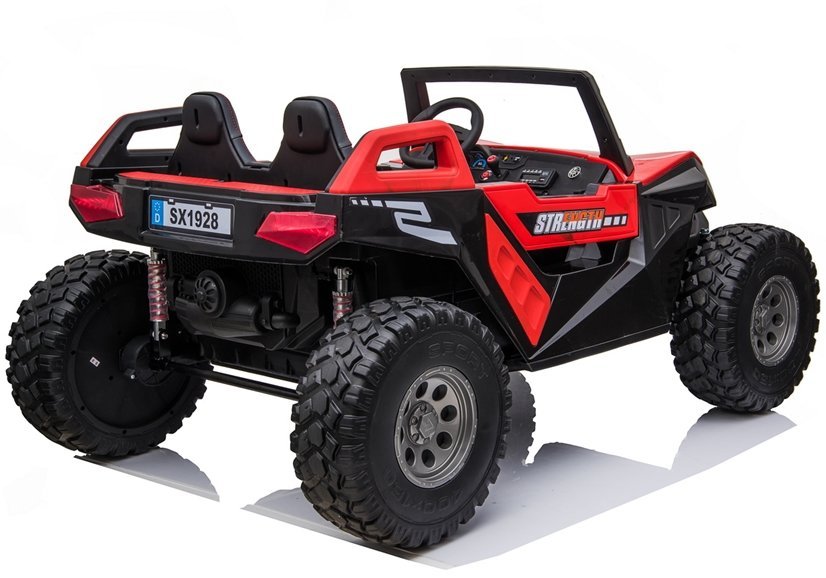 Masinuta electrica pentru copii Buggy XXL cu doua locuri, 24Volti, 4X4 (SX1928) Rosu metalizat - imagine 4