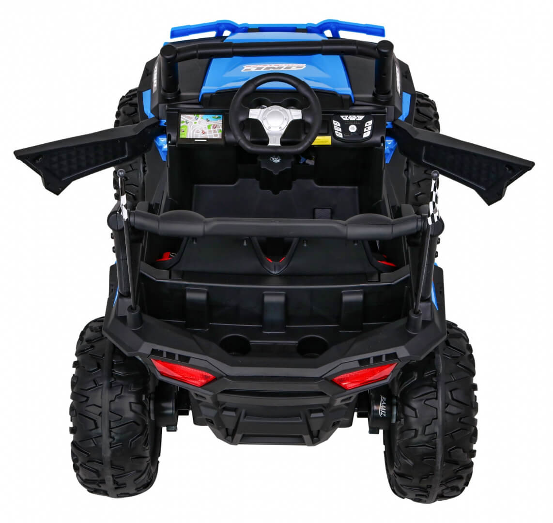Masinuta electrica pentru copii UTV 4x4 BUGGY RACER (999) Albastru - imagine 4