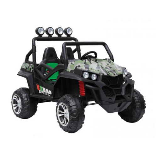 Masinuta electrica pentru copii UTV 4×4 GRAND BUGGY LIFT S2588, Military