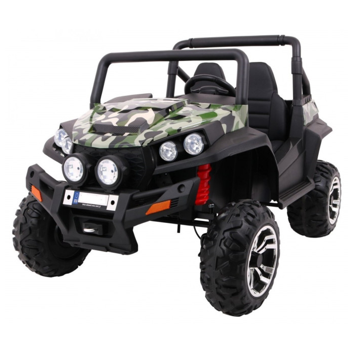 Masinuta electrica pentru copii UTV 4x4 BUGGY S2588, Military