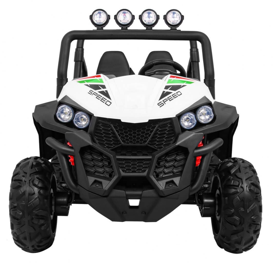 Masinuta electrica pentru copii 24 Volti UTV 4X4 SPEEDY BUGGY (S2588-1) New Face Lift Alb - imagine 3