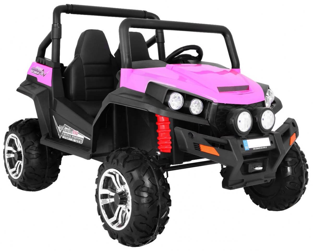 Masinuta electrica pentru copii UTV 4x4 BUGGY S2588, Roz - imagine 2