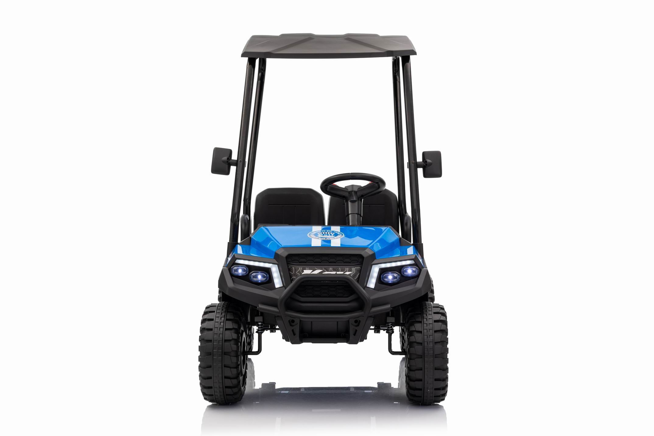 Masinuta electrica pentru copii cu 4 locuri UTV Champion Lux 24V 400W 4x4 (650R) Albastru - imagine 8