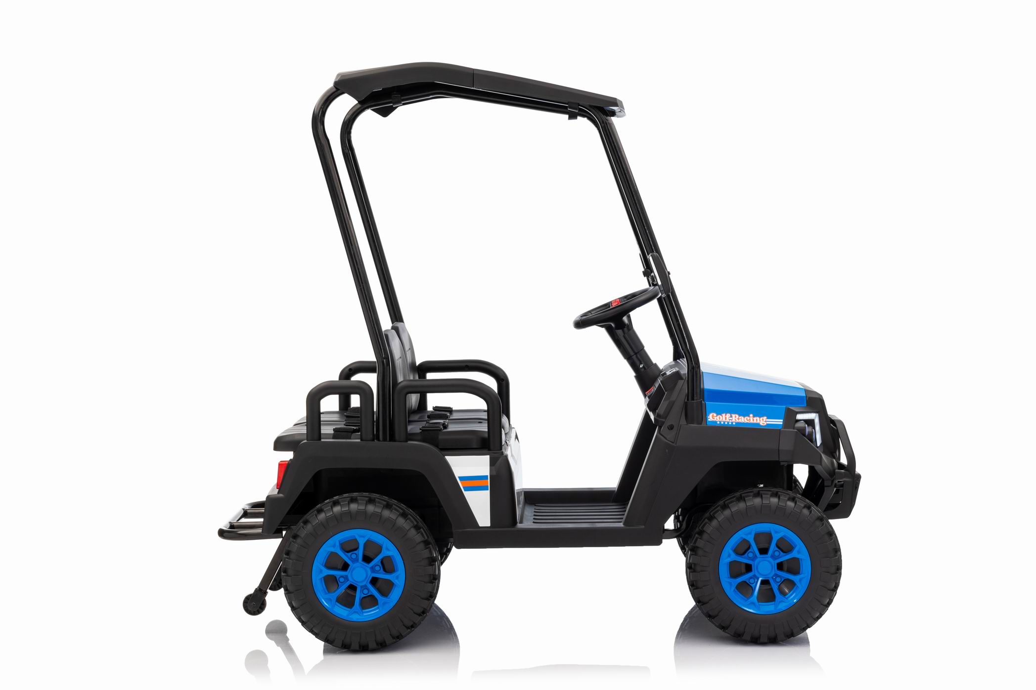 Masinuta electrica pentru copii cu 4 locuri UTV Champion Lux 24V 400W 4x4 (650R) Albastru - imagine 2