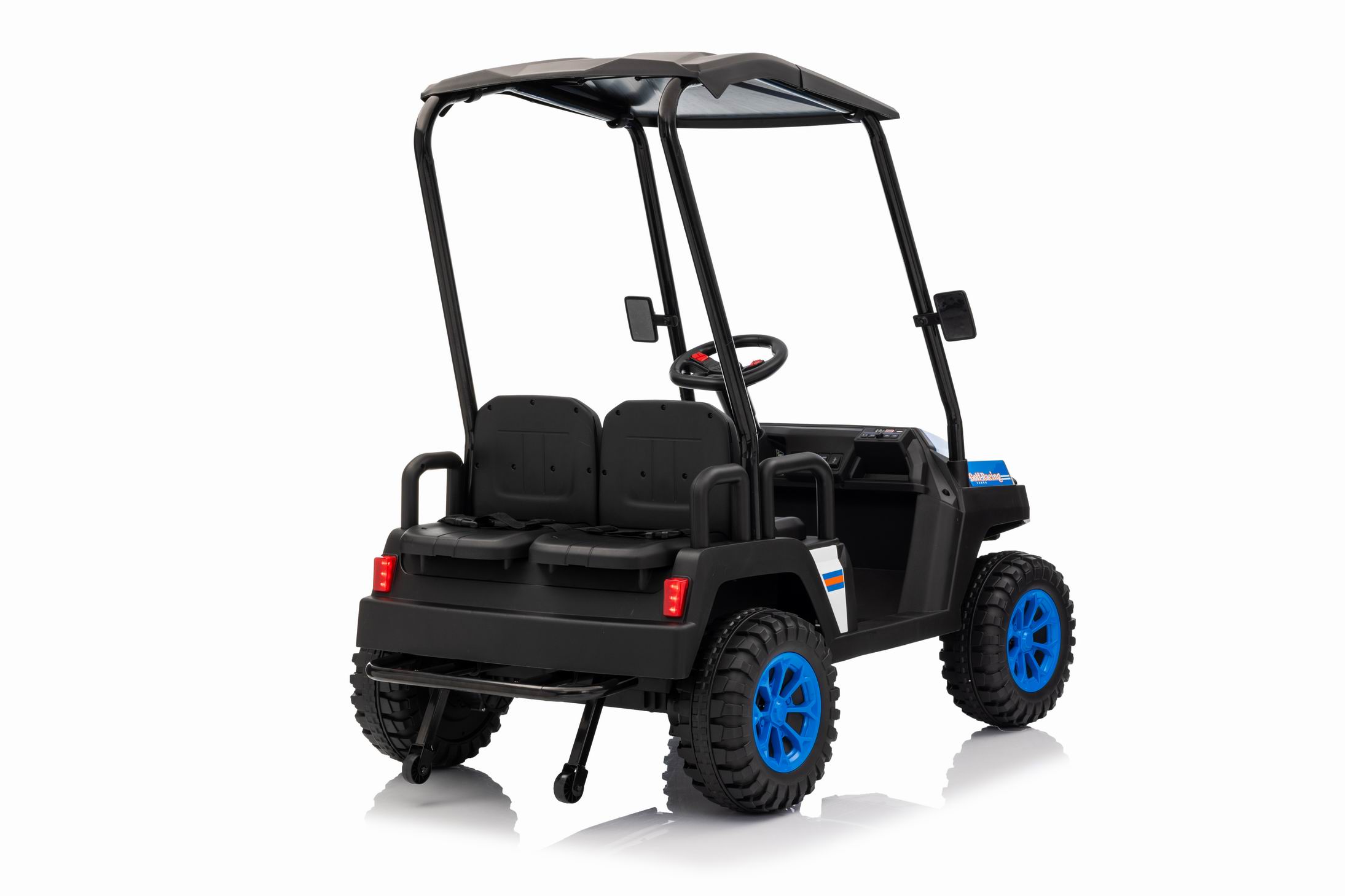Masinuta electrica pentru copii cu 4 locuri UTV Champion Lux 24V 400W 4x4 (650R) Albastru - imagine 9