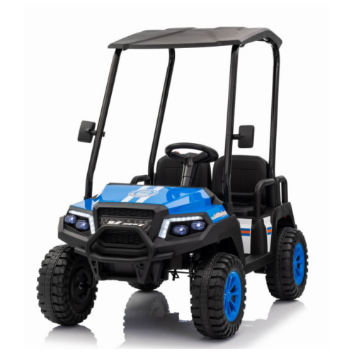 Masinuta electrica pentru copii cu 4 locuri UTV Champion Lux 24V 400W 4×4 (650R) Albastru