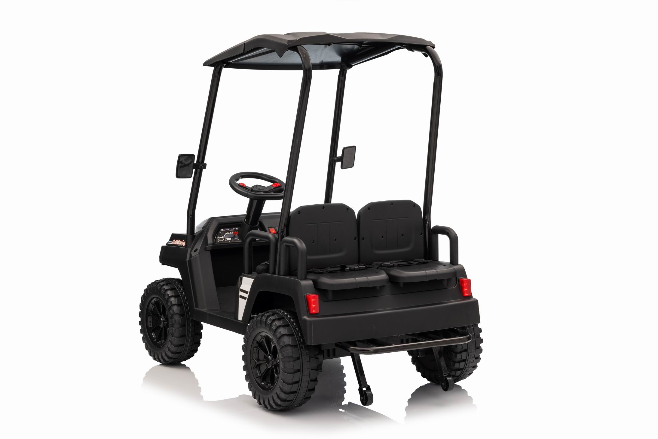 Masinuta electrica pentru copii cu 4 locuri UTV Champion Lux 24V 400W 4x4 (650R) Negru - imagine 8
