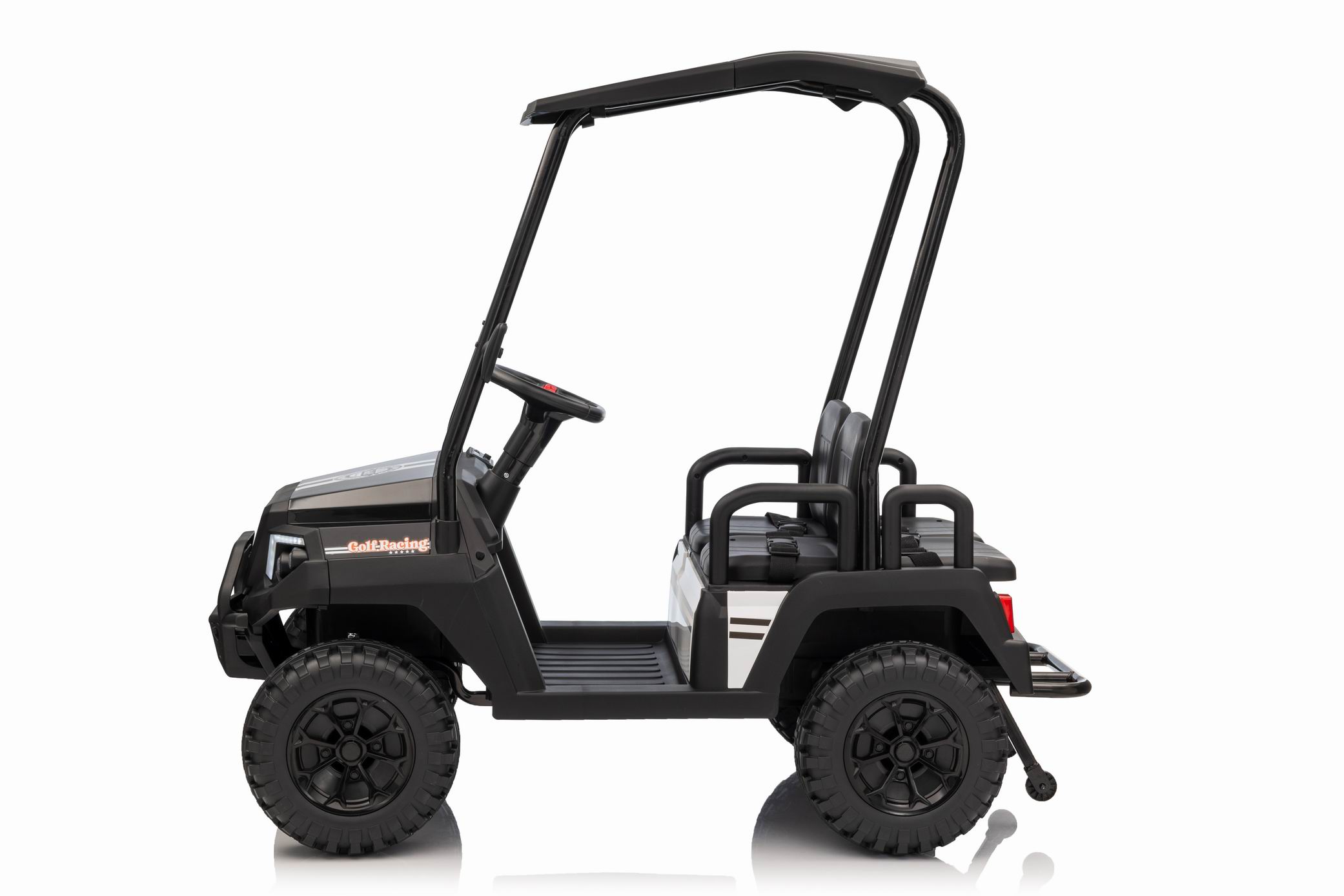 Masinuta electrica pentru copii cu 4 locuri UTV Champion Lux 24V 400W 4x4 (650R) Negru - imagine 2