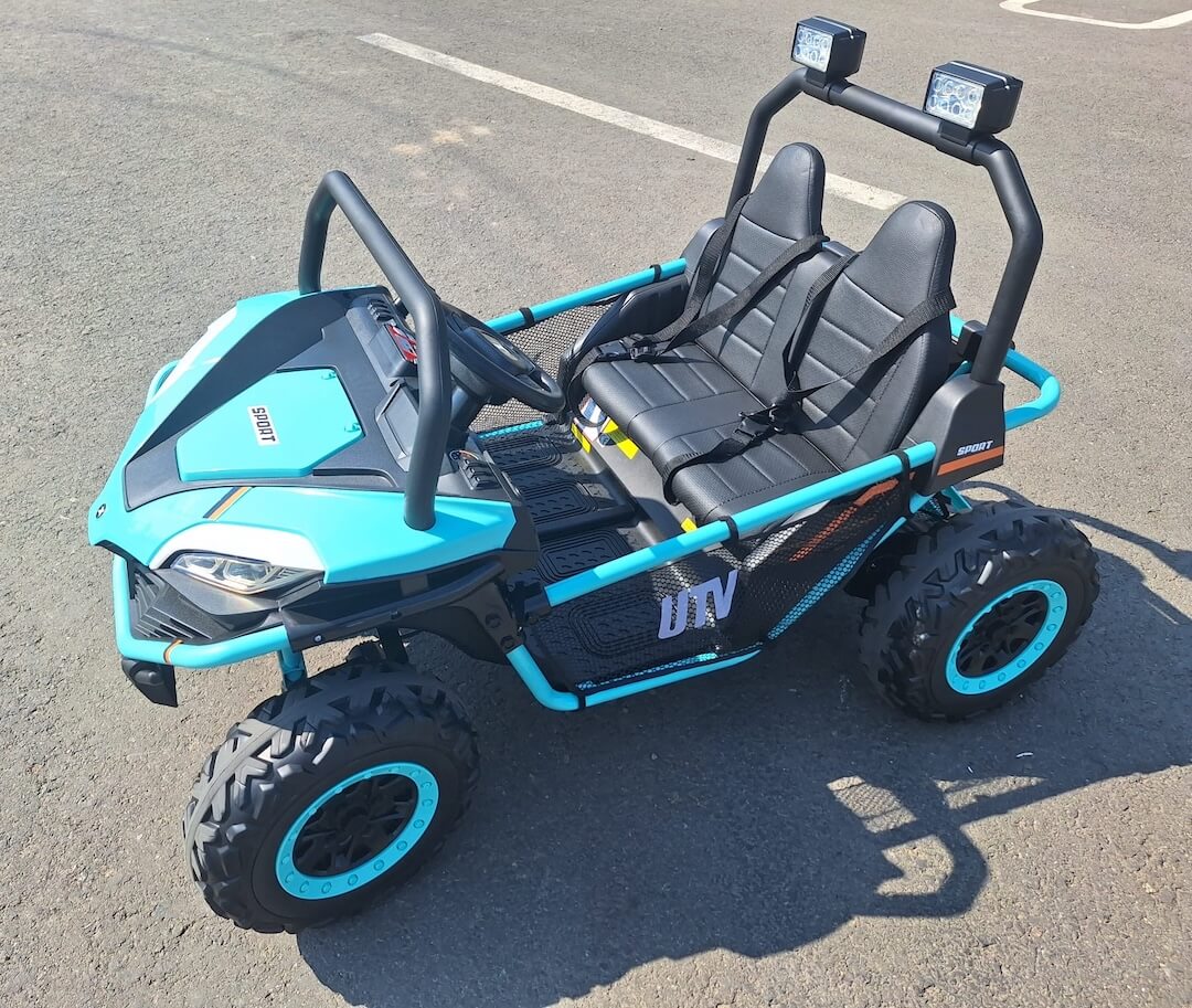 UTV electric pentru 2 copii BUGGY SPEED Fast Edition 24V 300W 4x4 (s608) Verde