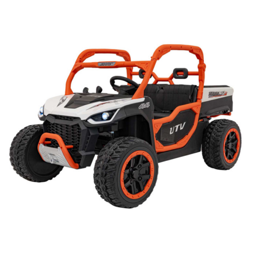 UTV electric pentru copii Autokids Farmer Truck 24V 300W 4×4 (307) Alb