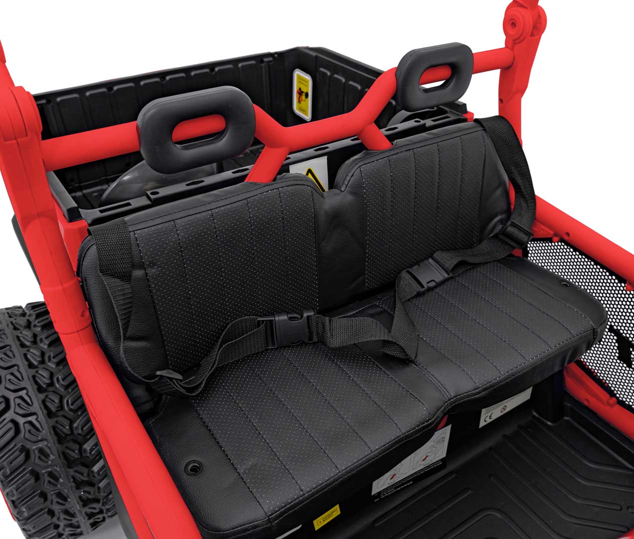 UTV electric pentru copii Autokids Farmer Truck 24V 300W 4x4 (307) Rosu - imagine 6