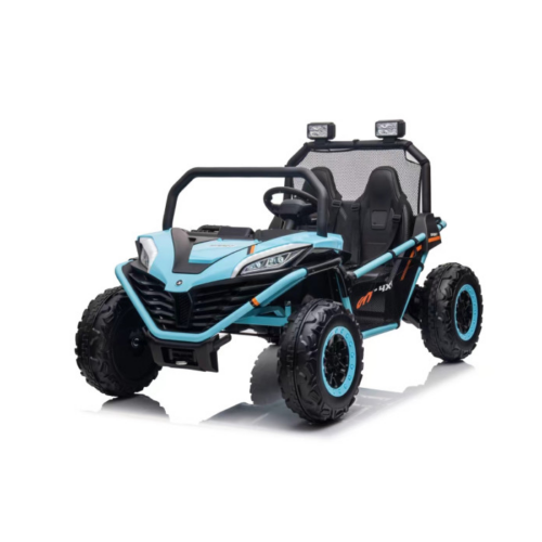 UTV electric pentru 2 copii BUGGY SPEED 12V 180W 4×4 (S608-12V) Albastru