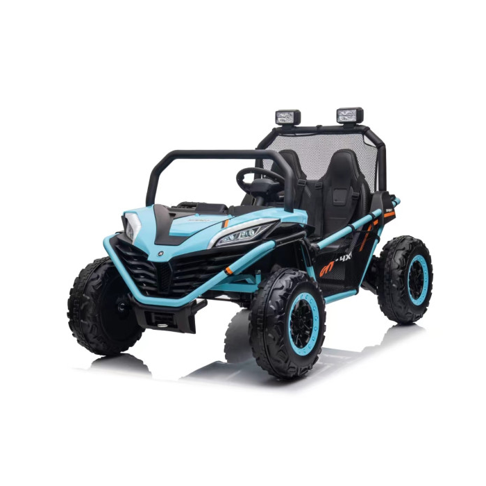 UTV electric pentru 2 copii BUGGY SPEED 12V 180W 4x4 (S608-12V) Albastru
