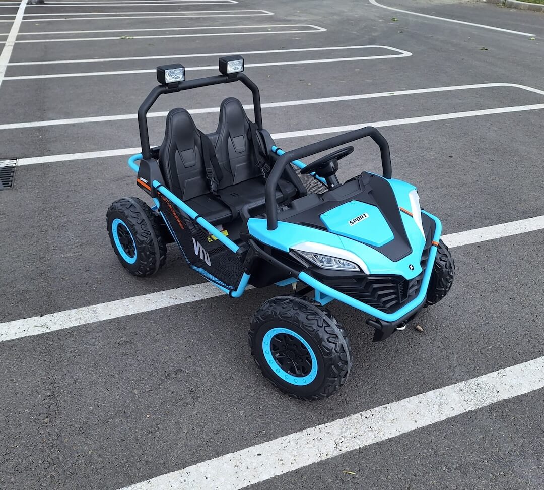 UTV electric pentru 2 copii BUGGY SPEED Fast Edition 24V 300W 4x4 (s608) Albastru