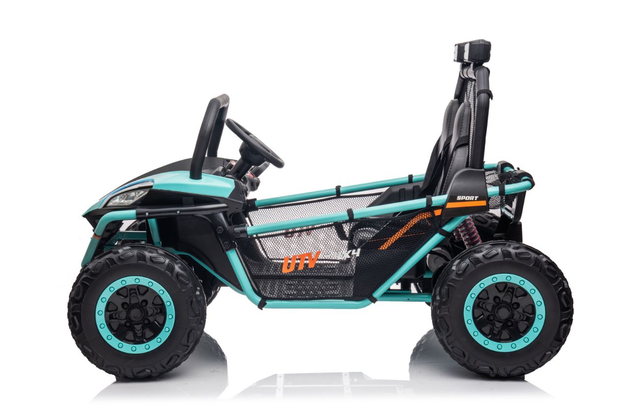 UTV electric pentru 2 copii BUGGY SPEED Fast Edition 24V 300W 4x4 (s608) Verde - imagine 2