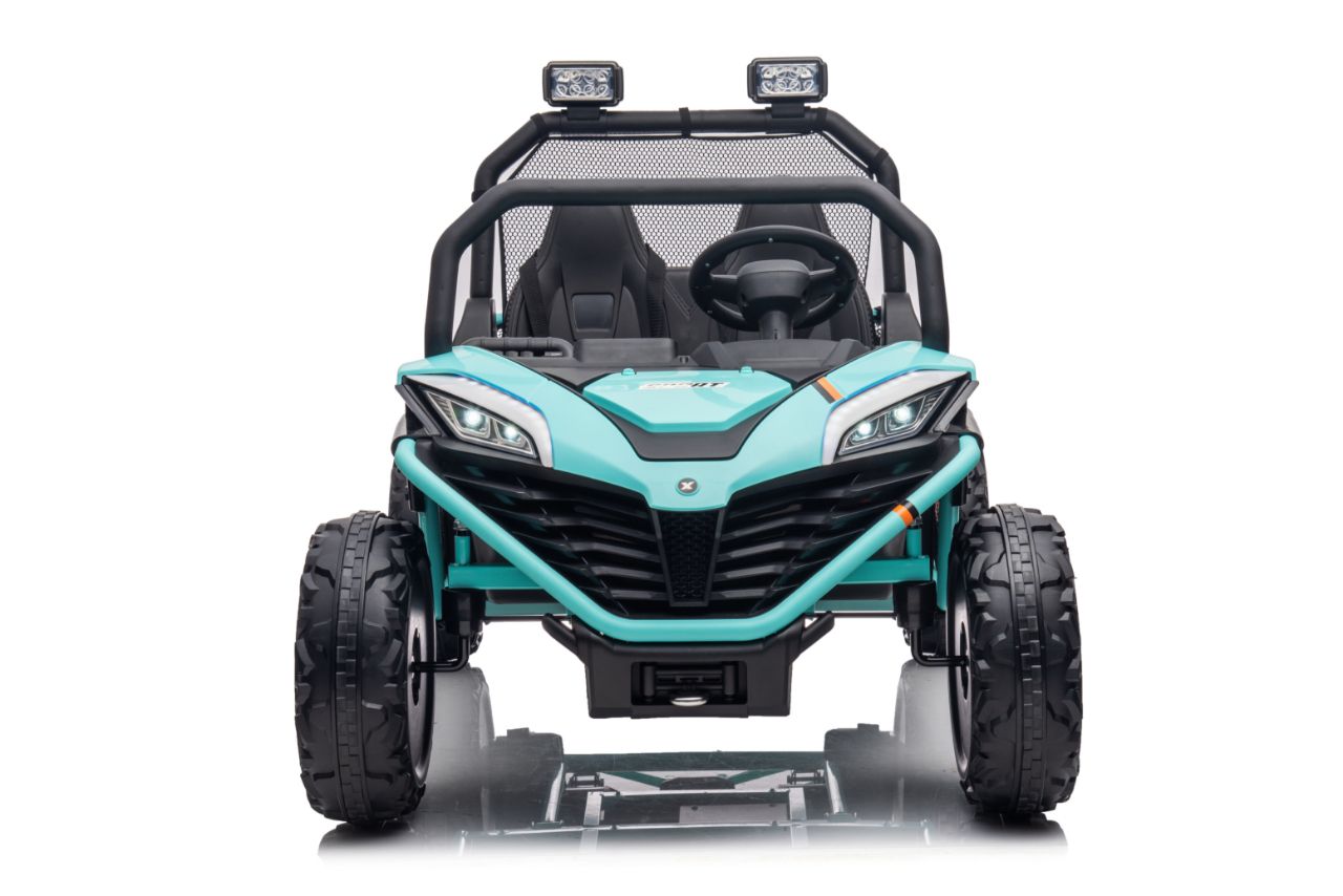 UTV electric pentru 2 copii BUGGY SPEED Fast Edition 24V 300W 4x4 (s608) Verde - imagine 3