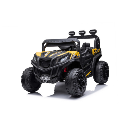 Masinuta electrica pentru copii UTV TURBO RZR LUX 4×4 12V 120W (HC301) Galben