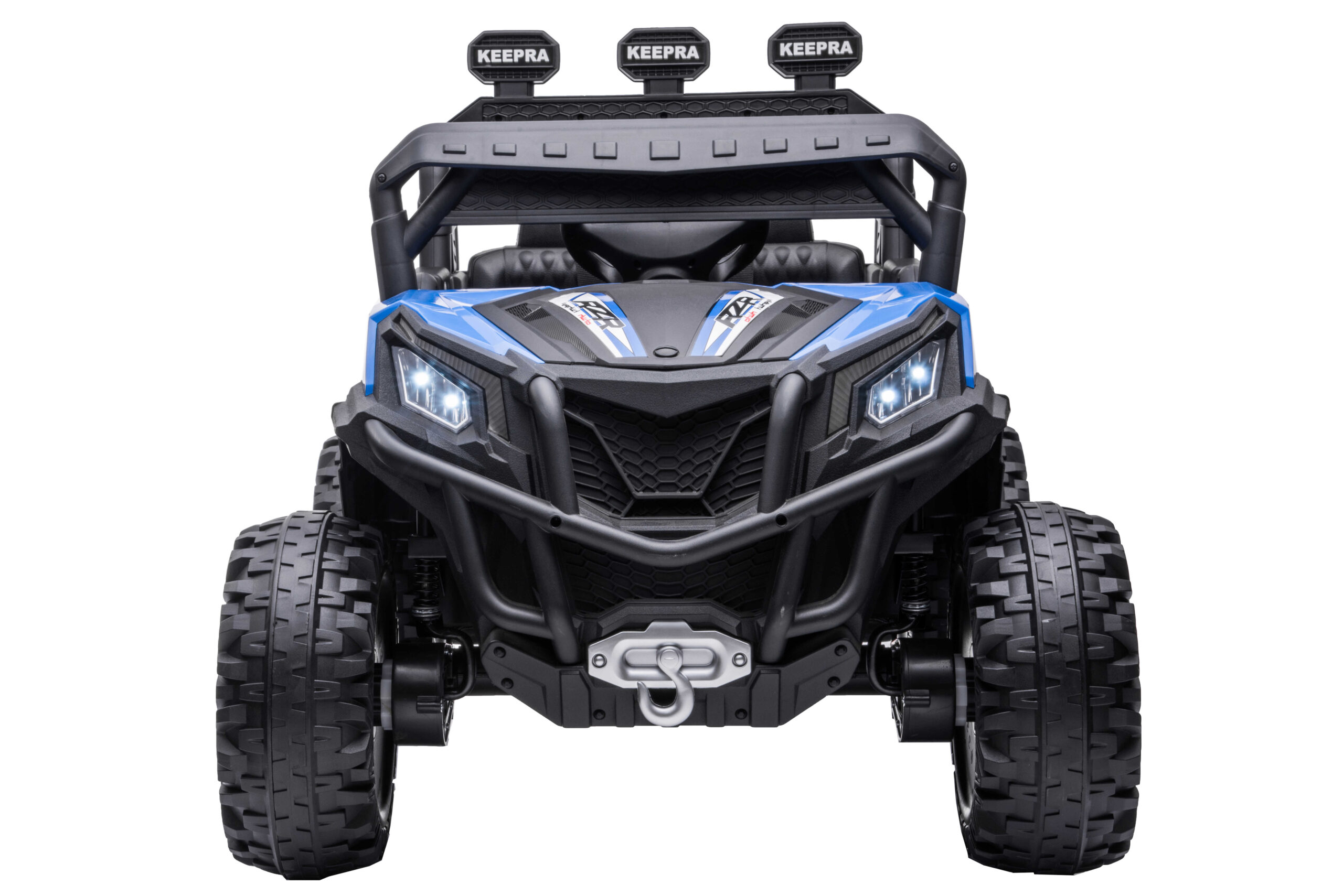 Masinuta electrica pentru copii UTV TURBO RZR 4x4 12V 120W (HC301) Albastru - imagine 4