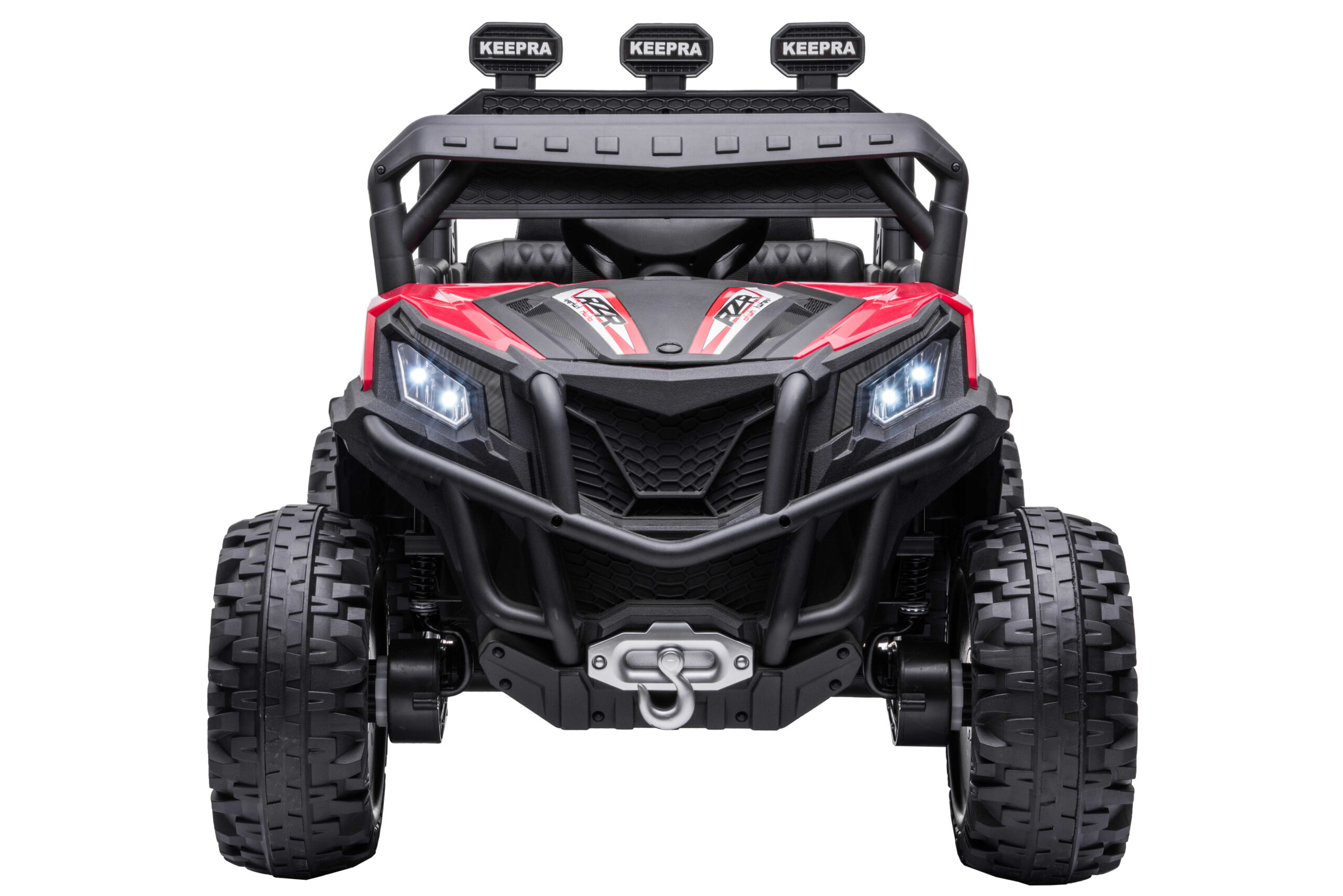 Masinuta electrica pentru copii UTV TURBO RZR 4x4 12V 120W (HC301) Rosu - imagine 2