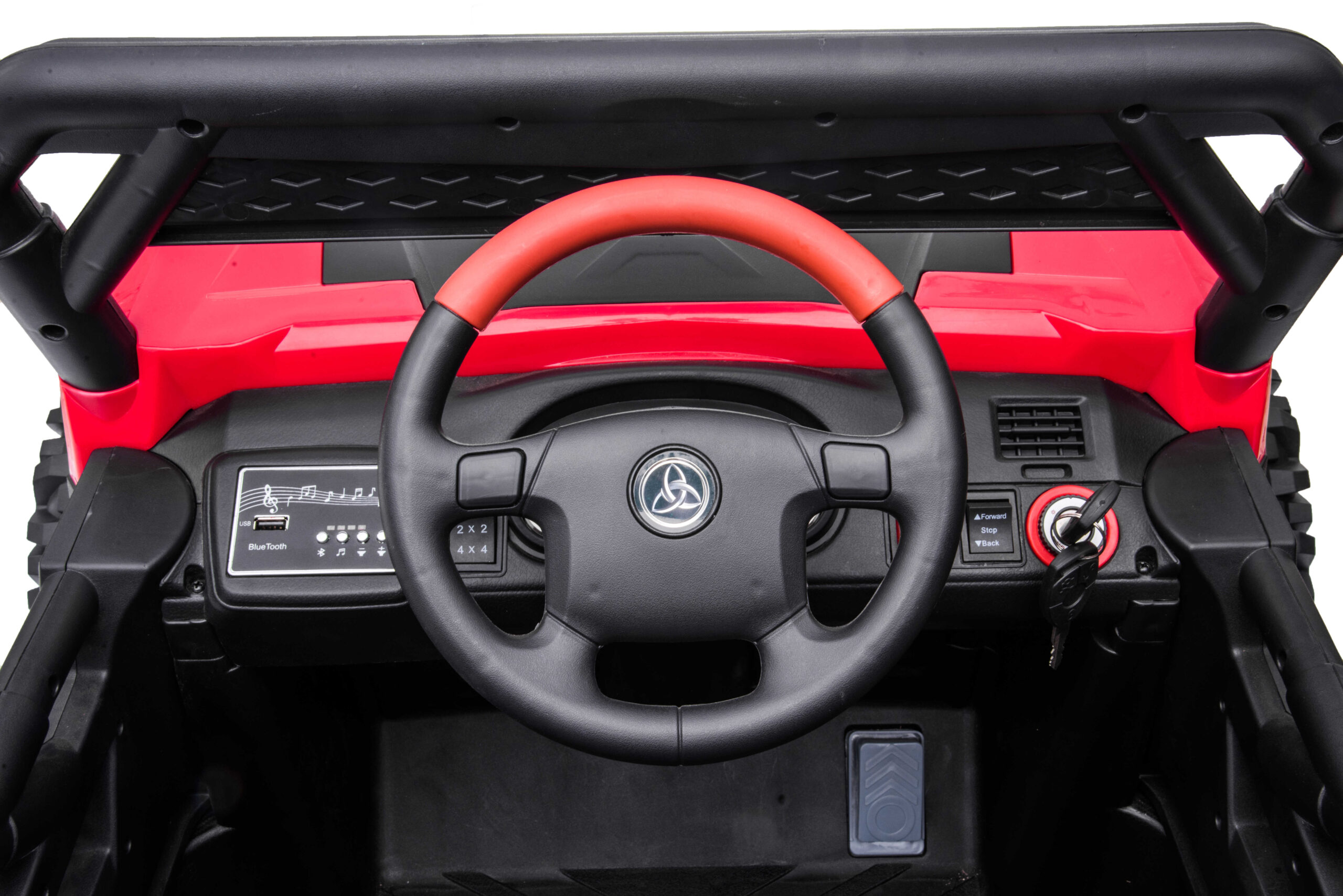 Masinuta electrica pentru copii UTV TURBO RZR 4x4 12V 120W (HC301) Rosu - imagine 5
