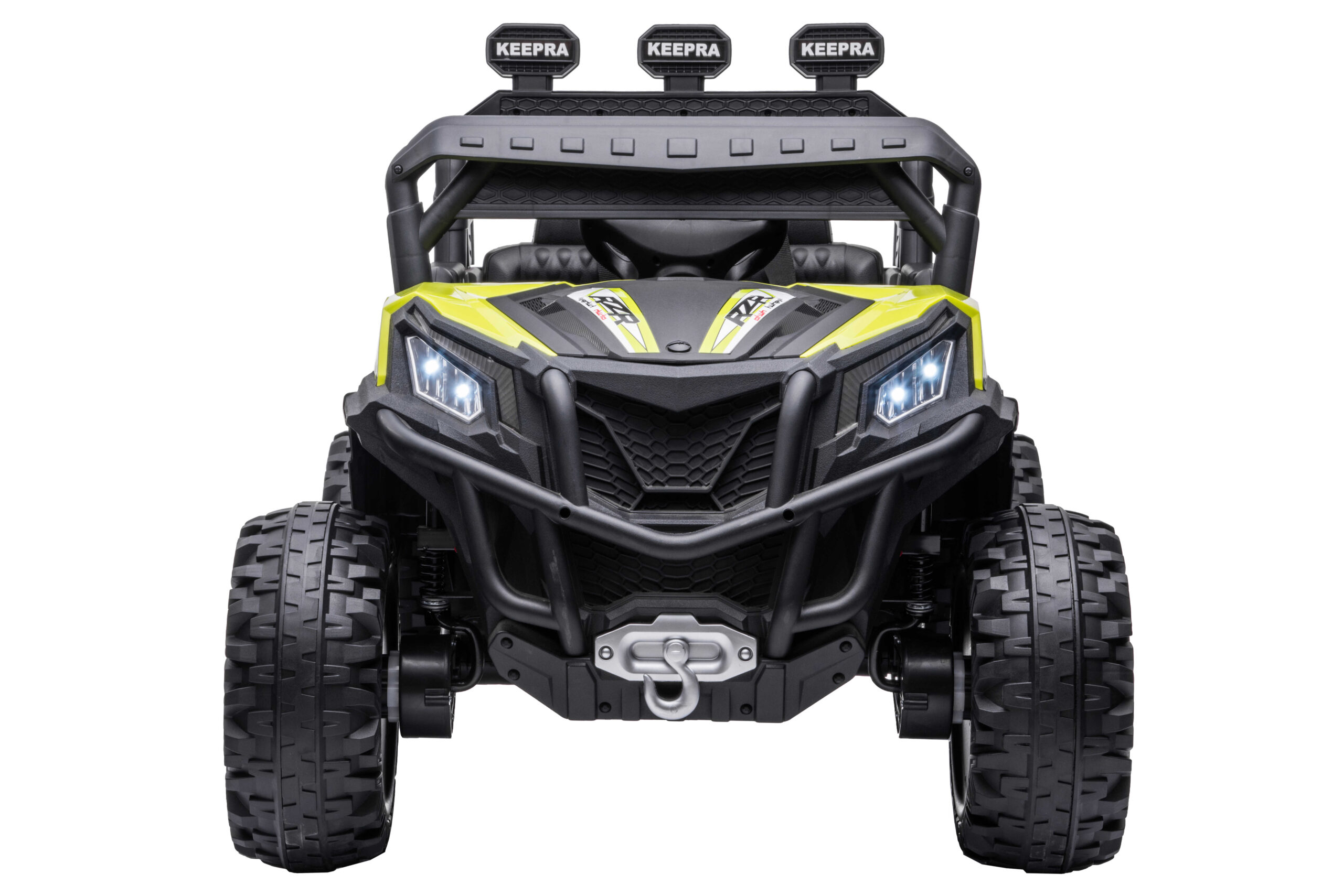 Masinuta electrica pentru copii UTV TURBO RZR 4x4 12V 120W (HC301) Verde - imagine 3
