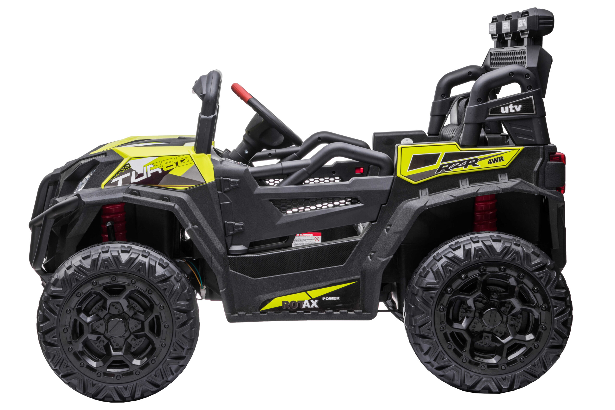 Masinuta electrica pentru copii UTV TURBO RZR 4x4 12V 120W (HC301) Verde - imagine 4