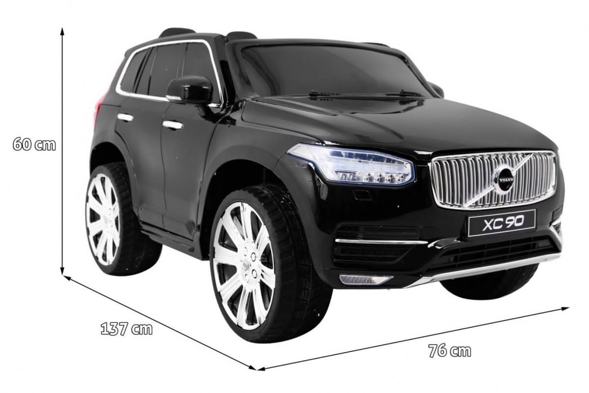 Masinuta electrica pentru copii VOLVO XC90 Negru - imagine 2