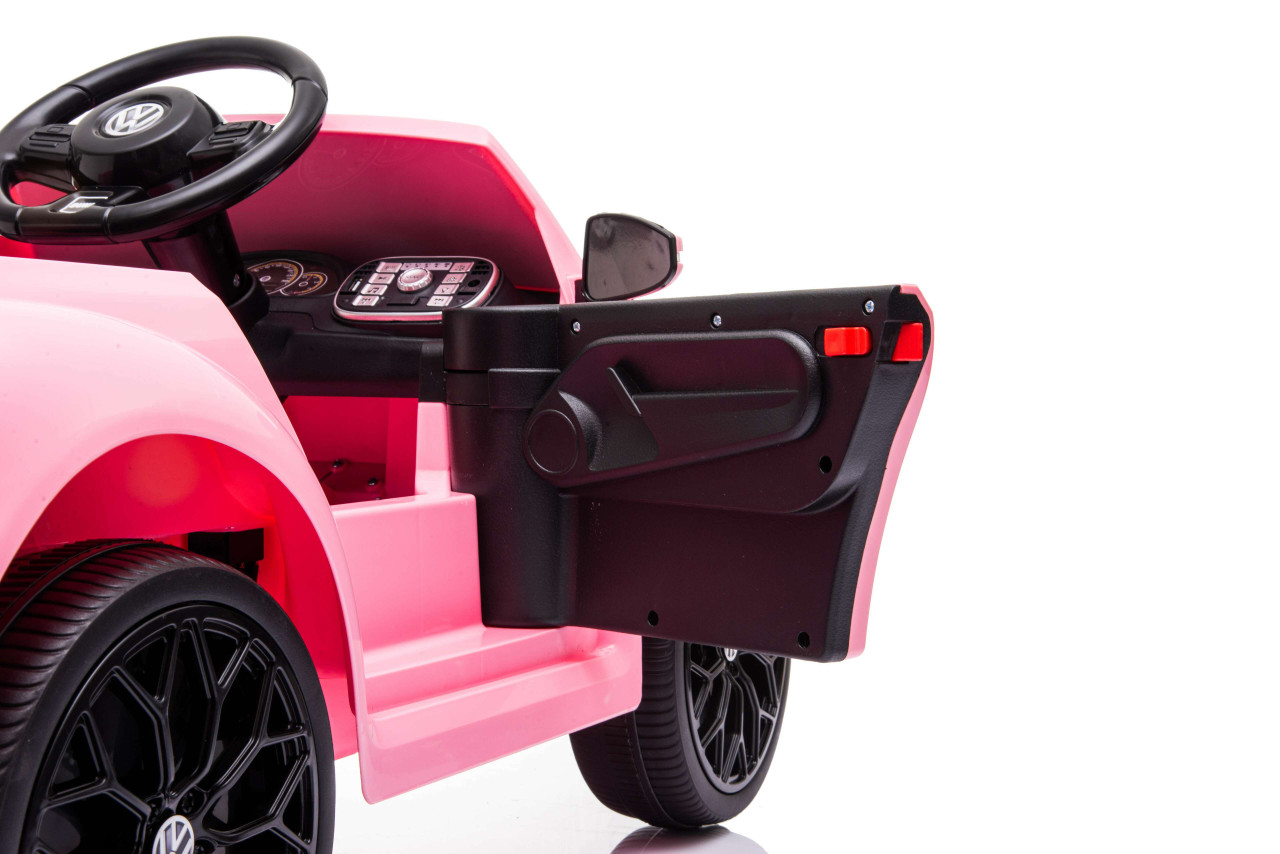 Masinuta electrica pentru copii VOLKSWAGEN Beetle Dune 12V 50W (S503) Roz - imagine 4