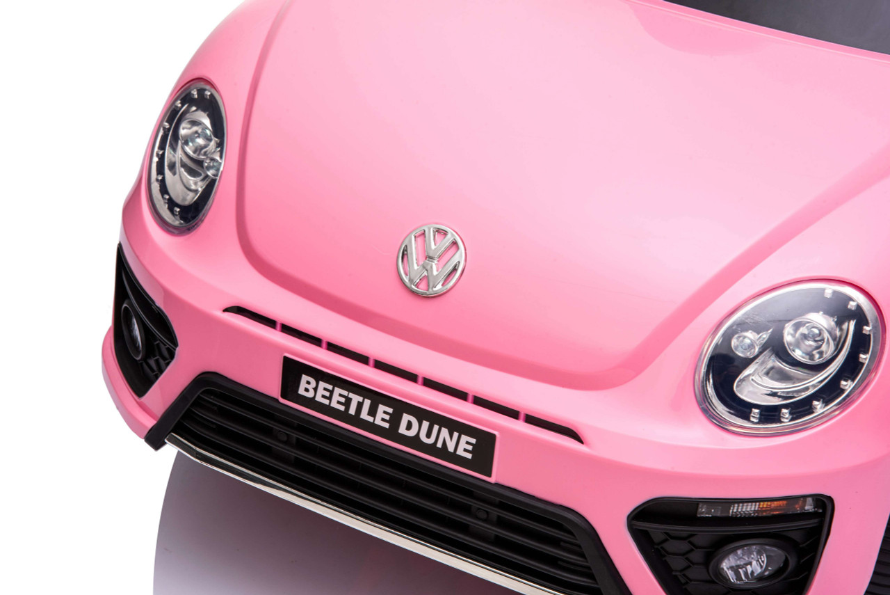 Masinuta electrica pentru copii VOLKSWAGEN Beetle Dune 12V 50W (S503) Roz - imagine 8