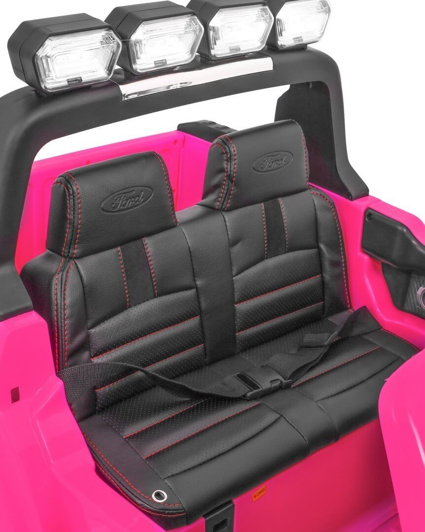 Masinuta electrica pentru copii NEW FORD RANGER cu ecran LCD, 4x4 (DK-F650) Roz - imagine 8
