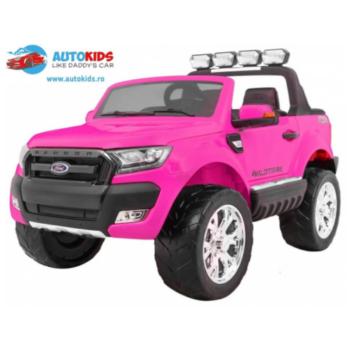 Masinuta electrica pentru copii NEW FORD RANGER cu ecran LCD, 4×4 (DK-F650) Roz