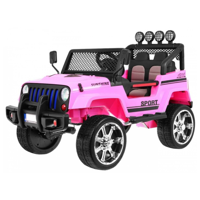 Masinuta electrica pentru copii NEW RAPTOR S2388 4x4 EVA culoare ROZ
