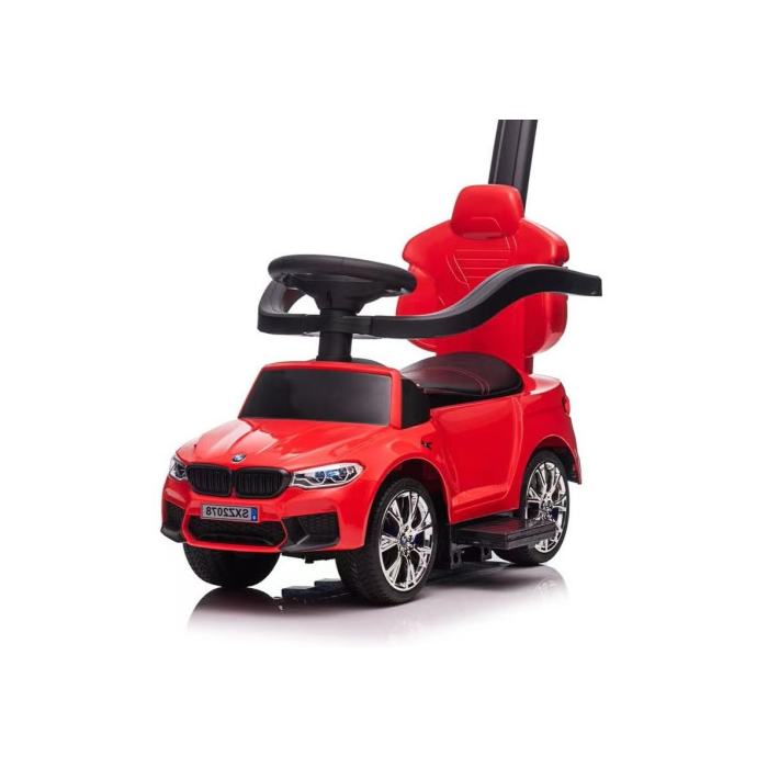 Masinuta de impins cu maner parental 3-in-1 BMW M5 (sx2078) Rosu
