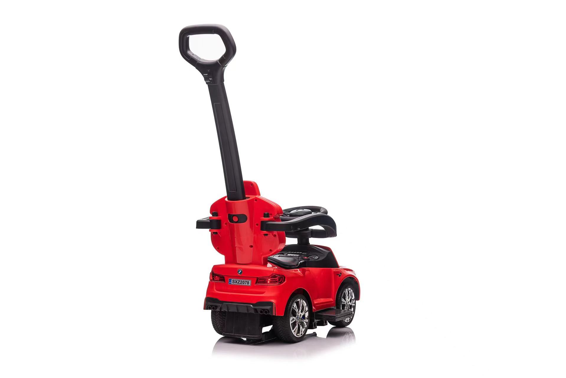 Masinuta de impins cu maner parental 3-in-1 BMW M5 (sx2078) Rosu - imagine 6