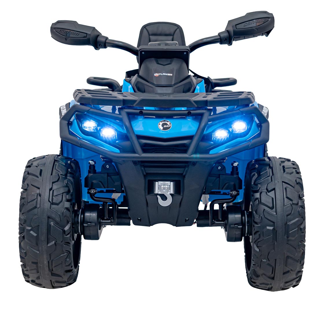 ATV electric pentru copii Autokids Can-Am Outlander cu 2 locuri, cu Telecomanda 12V 180W (CA005) Albastru - imagine 7
