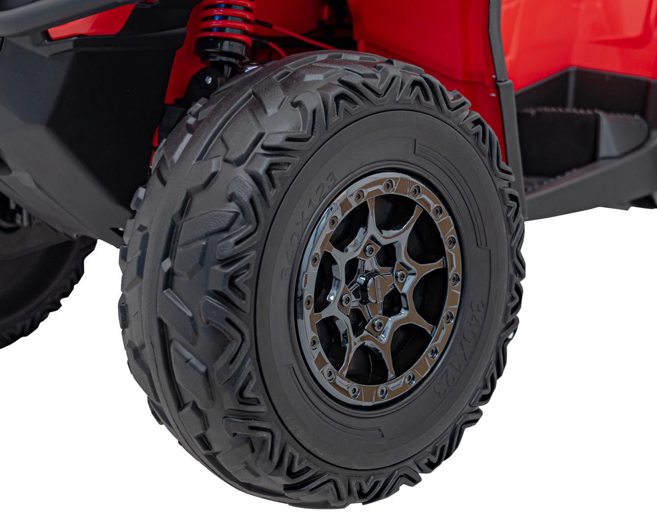 ATV electric pentru copii Autokids Can-Am Outlander cu 2 locuri, cu Telecomanda 12V 180W echipare Lux (CA005) Rosu - imagine 5