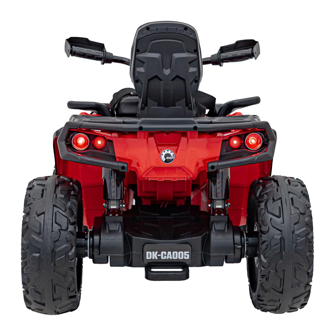 ATV electric pentru copii Autokids Can-Am Outlander cu 2 locuri, cu Telecomanda 12V 180W echipare Lux (CA005) Rosu - imagine 4