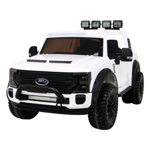 Masinuta electrica pentru copii Ford Super Duty XXL cu 2 locuri, 4×4 (2088) Alb
