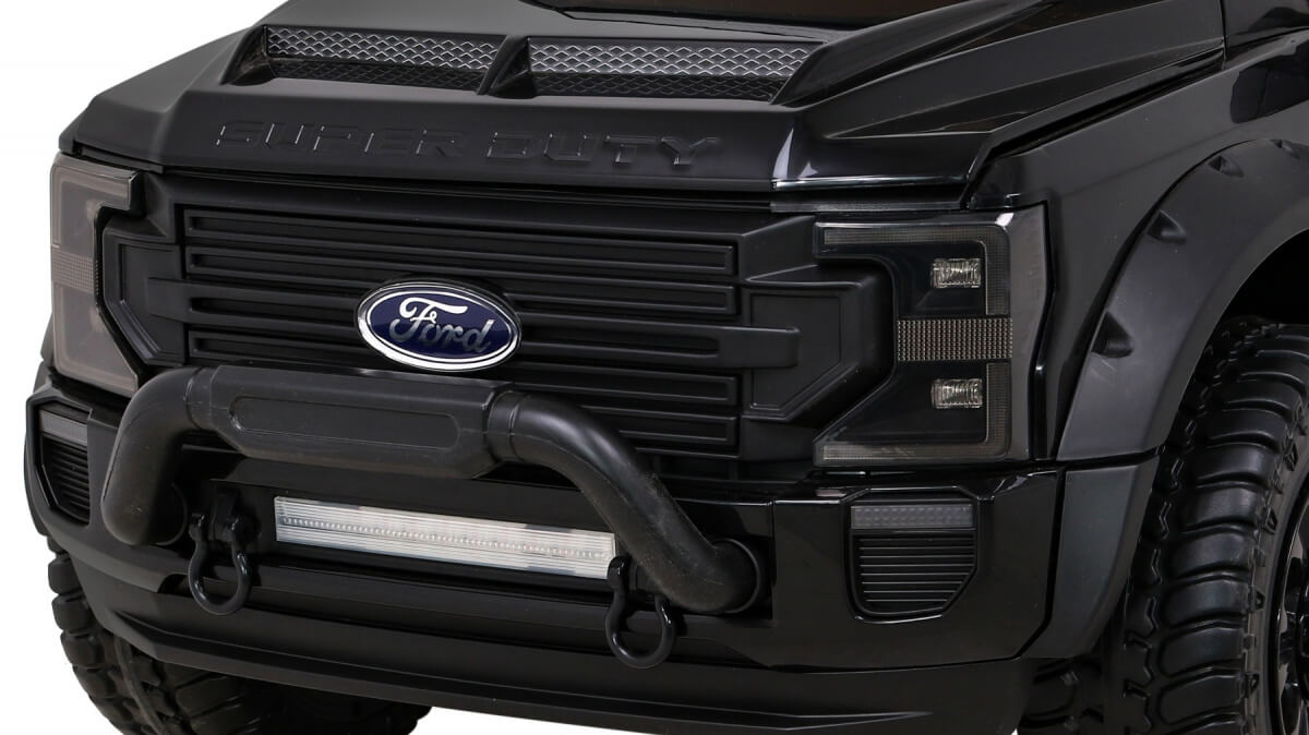 Masinuta electrica pentru copii Ford Super Duty XXL cu 2 locuri, 24V 4x4 ecran LCD (2088-power) Negru - imagine 6