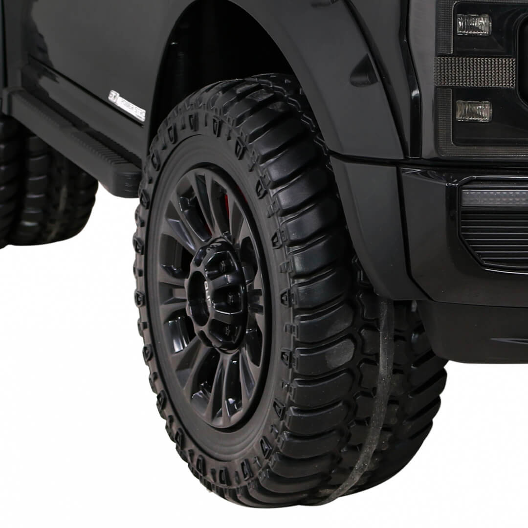Masinuta electrica pentru copii Ford Super Duty XXL cu 2 locuri, 24V 4x4 ecran LCD (2088-power) Negru - imagine 8