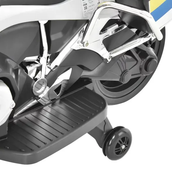 Motocicleta electrica pentru copii BMW de Politie 12V 45W Autokids (212) Gri - imagine 3